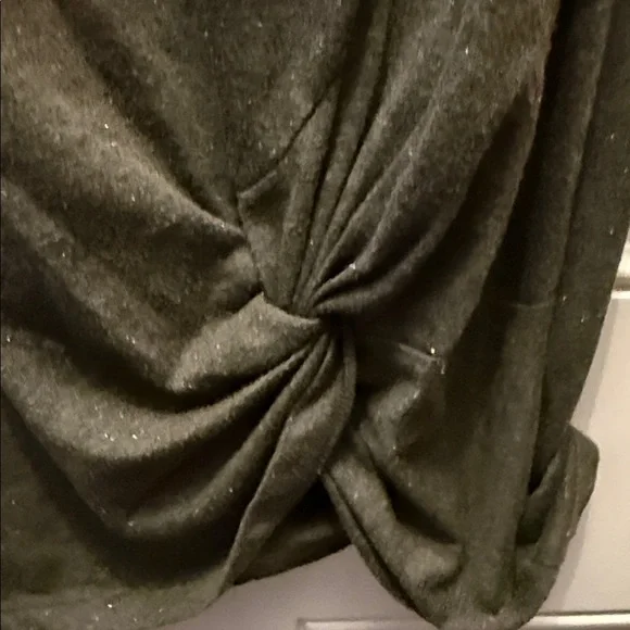 Joe Fresh Granite Gray Knot-Front Sleeveless Tank - Picture 3 of 4